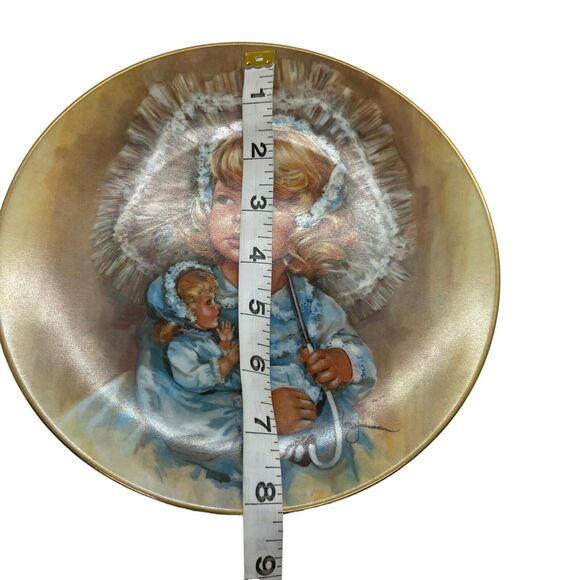 Collector Plate Vtg Gorham Multicolor Jeanette And Julie Sugar Spice Collection - Picture 8 of 14